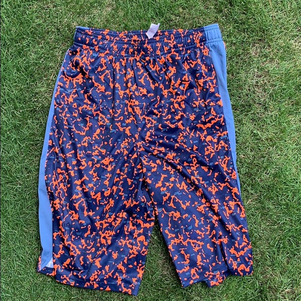 Comfy orange camp under armour shorts :)